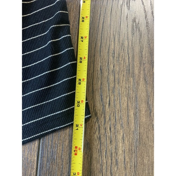 Isabel Maternity Striped 3/4 Sleeve Ribbed T-Shirt Maternity Dress Large, 1020 - Picture 8 of 8